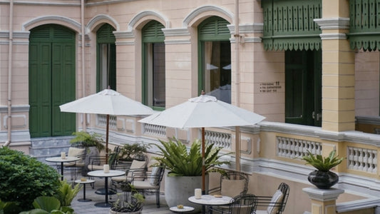 The House on Sathorn historic courtyard in Bangkok