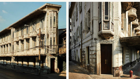 The Mustang Blu heritage building near Hua Lamphong Bangkok