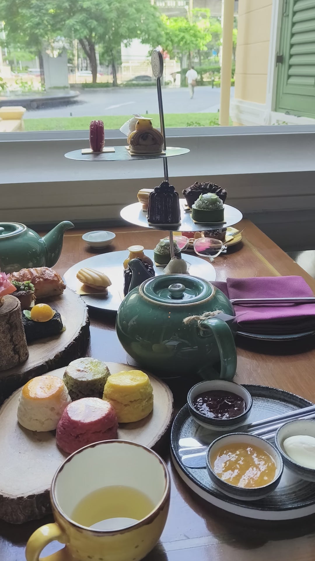 menu of afternoon tea - the house of Sathorn